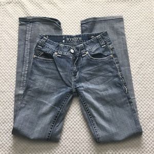 ROCK & ROLL COWGIRL JEAN WITH BLING DETAIL SZ 26X34 NWOT